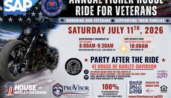2026 Fisher House Ride for Veterans on July 11